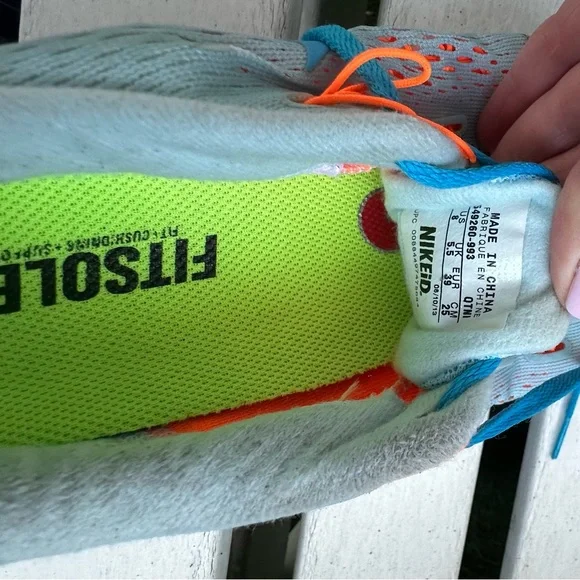 Nike Fitsole 2 Light blue with orange details - Picture 5 of 10